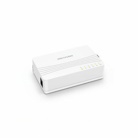 Hikvision DS-3E0105D-E 5-Port Fast Ethernet Switch UAE | 10/100Mbps Unmanaged Desktop Switch Dubai Abu Dhabi Sharjah Ajman Umm Al Quwain Ras Al Khaimah Fujairah