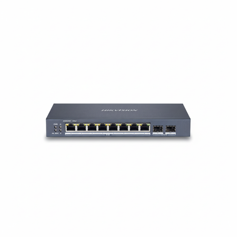 Hikvision DS-3E1510P-E 8-Port Gigabit Web PoE Switch UAE | 123W PoE+ Network Switch Dubai Abu Dhabi Sharjah Ajman Umm Al Quwain Ras Al Khaimah Fujairah