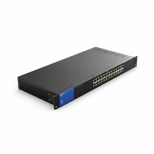 Linksys LGS124P 24-Port Business Gigabit PoE Switch UAE | Dubai Abu Dhabi Sharjah Ajman Umm Al Quwain Ras Al Khaimah Fujairah | UAE-Wide Delivery