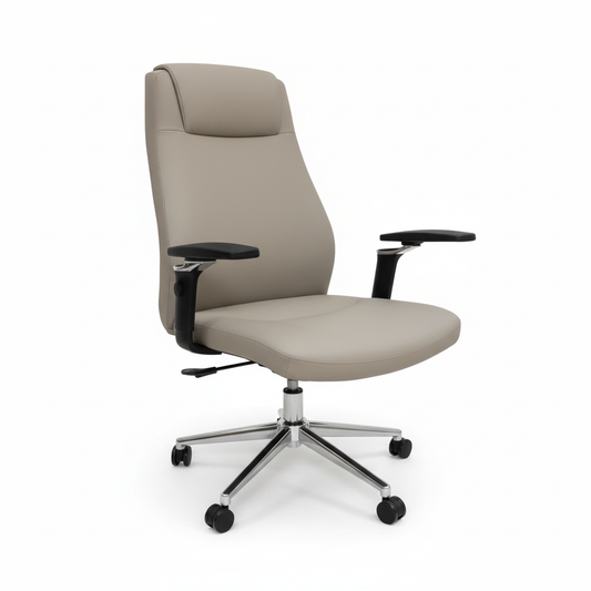 Premium Office Chair Beige | Ergonomic Desk Chair UAE | IH A015 BIG