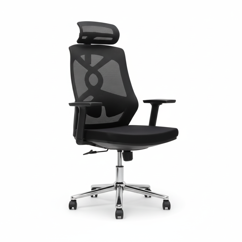 Ergonomic Mesh High Back Office Chair with Headrest - Premium Executive Chair UAE | IH 2259