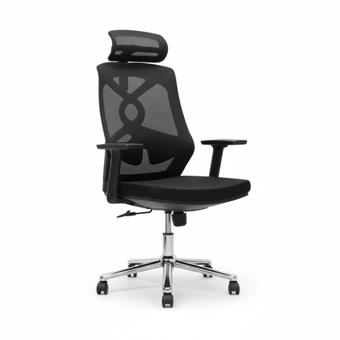 Ergonomic Mesh High Back Office Chair with Headrest - Premium Executive Chair UAE | IH 2259