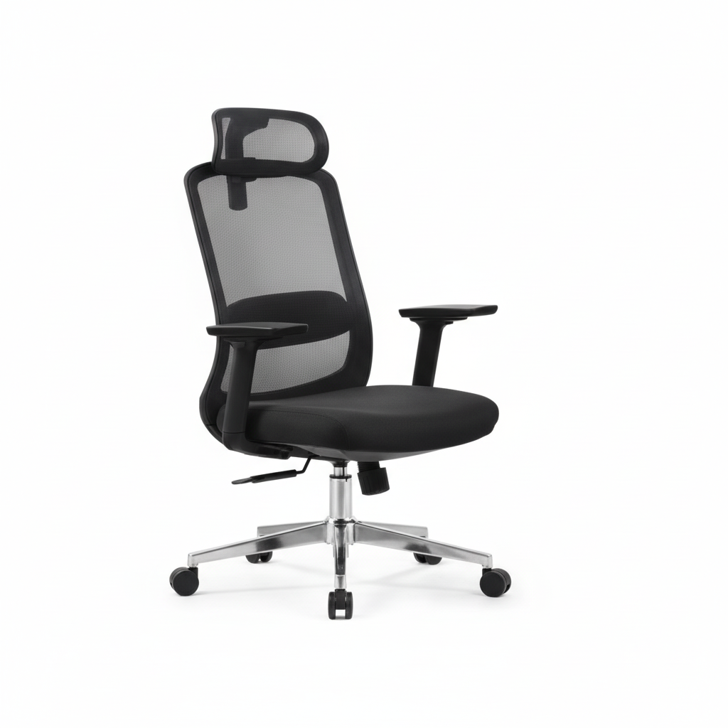 Ergonomic Mesh Office Chair with Headrest - High Back Executive Chair UAE | IH 889-A