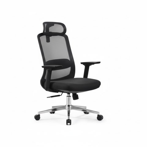 Ergonomic Mesh Office Chair with Headrest - High Back Executive Chair UAE | IH 889-A