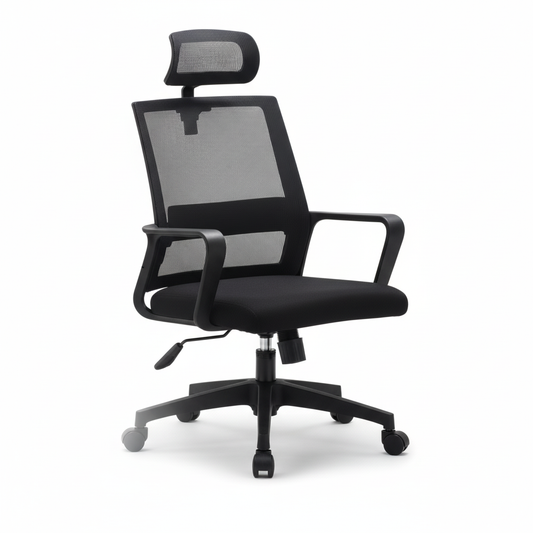 Ergonomic Office Chair with Headrest UAE | Medium Back Executive Chair Dubai | IH 5004