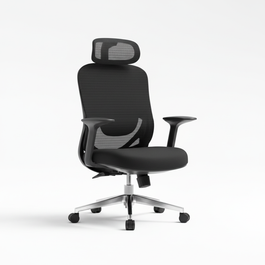 Ergonomic Mesh Office Chair with Headrest - High Back Executive Chair UAE | IH 688-A