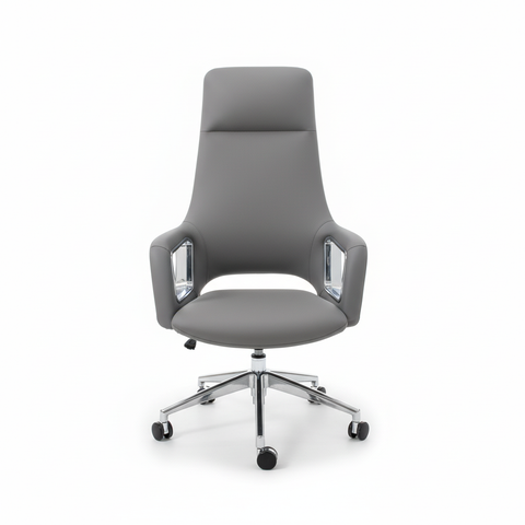 Executive Meeting Table Chairs UAE | Premium Office Seating (Dark Grey)