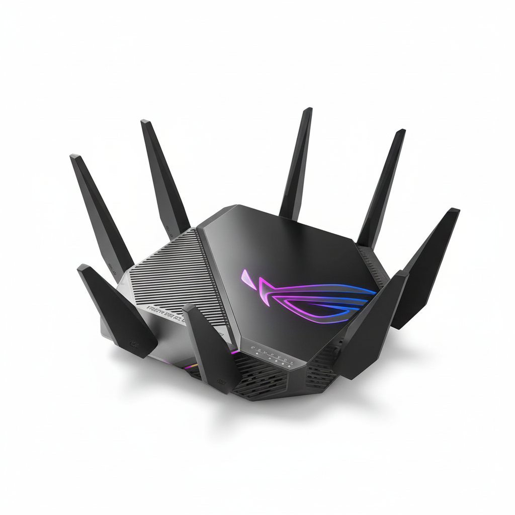 ASUS ROG Rapture GT-AXE11000 Tri-Band WiFi 6E Gaming Router UAE | 6GHz Band 2.5G Port | Dubai Abu Dhabi Sharjah Ajman Umm Al Quwain Ras Al Khaimah Fujairah