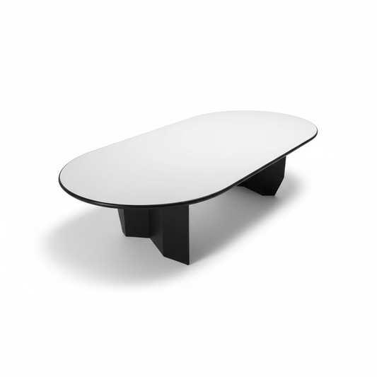 Meeting Table Grey 200x100cm | Premium Conference Table UAE