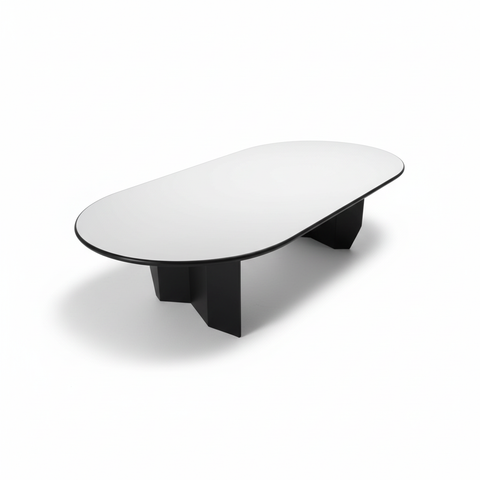 Meeting Table Grey 200x100cm | Premium Conference Table UAE