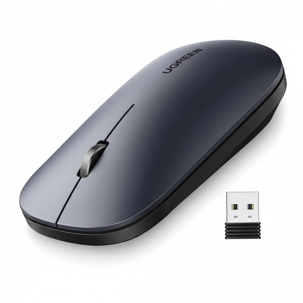 Wireless Silent Mouse 2.4GHz USB – Slim Portable Computer Mouse for Laptop & PC | 4 Adjustable DPI | UAE Stock – Dubai, Abu Dhabi, Sharjah, Ajman, Fujairah, Ras Al Khaimah & Umm Al Quwain Delivery