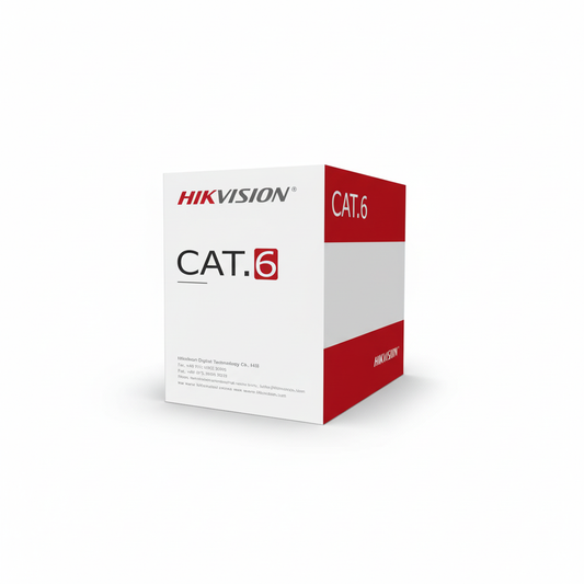 Hikvision DS-1LN6U-W CCA Cat6 Cable 305m UAE | 23 AWG Networking Cable Black | Dubai Abu Dhabi Sharjah Ajman Umm Al Quwain Ras Al Khaimah Fujairah