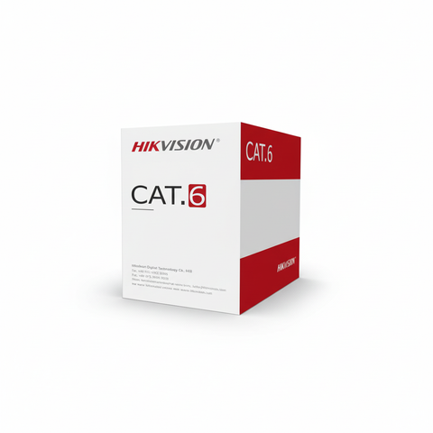 Hikvision DS-1LN6U-W CCA Cat6 Cable 305m UAE | 23 AWG Networking Cable Black | Dubai Abu Dhabi Sharjah Ajman Umm Al Quwain Ras Al Khaimah Fujairah