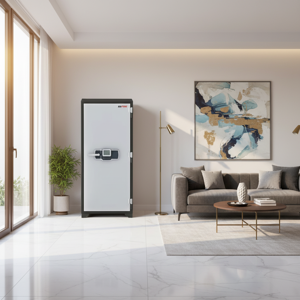 SAFIRE FR 1360 Fire Safe for Home Use UAE – ECB.S Certified 90-Min Fire Resistant Safe Dubai