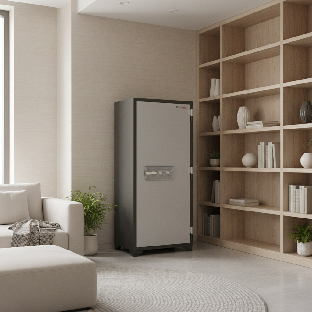 SAFIRE FR 1360 Fire Resistant Safe in UAE Home Living Room – Large Capacity Fireproof Safe for Residential Use