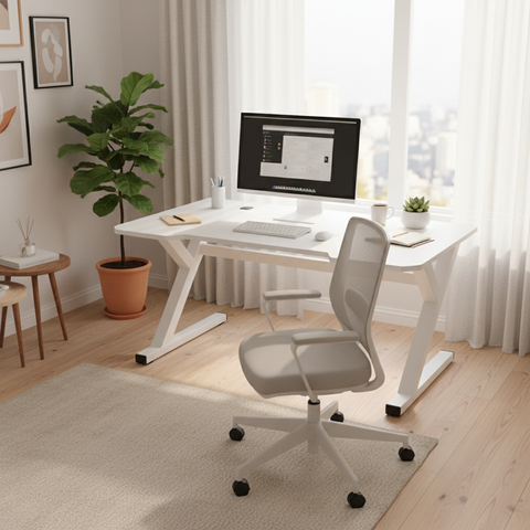 Gaming Table White IH 300 WHT | Premium Office Furniture UAE
