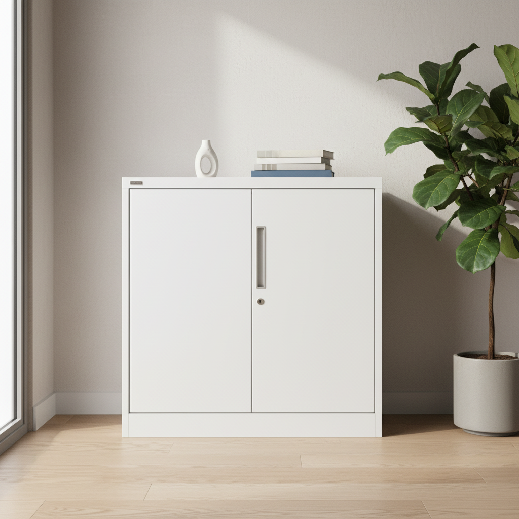 GO Half Height Cabinet | Model GO-HMBC (FYD-W003) | White Storage Solution UAE