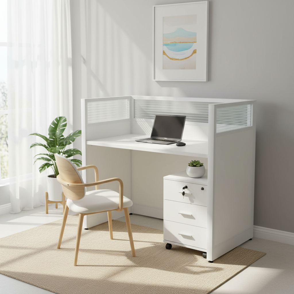 Single Person Workstation IH 630(0.8)M | Home Office Desk UAE
