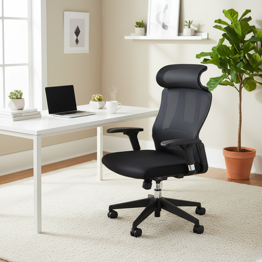 Office Chair Black IH 1022 BLK | Premium Ergonomic Seating UAE