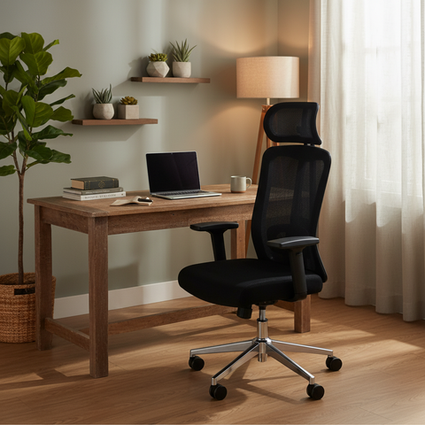 Ergonomic Mesh Office Chair IH-A213H in Home Office Setup – Dubai Abu Dhabi UAE