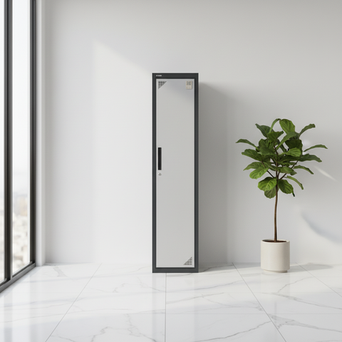 GO 1 Tier Steel Locker | Model GO-T1 (FYD-G001) | H185 × W38 × D45 cm