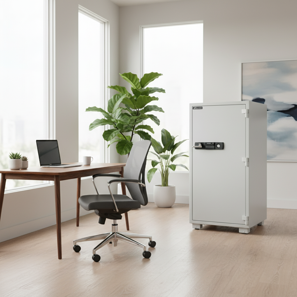 Eagle ES-350 Fire-Resistant Safe – Digital + Key Lock System