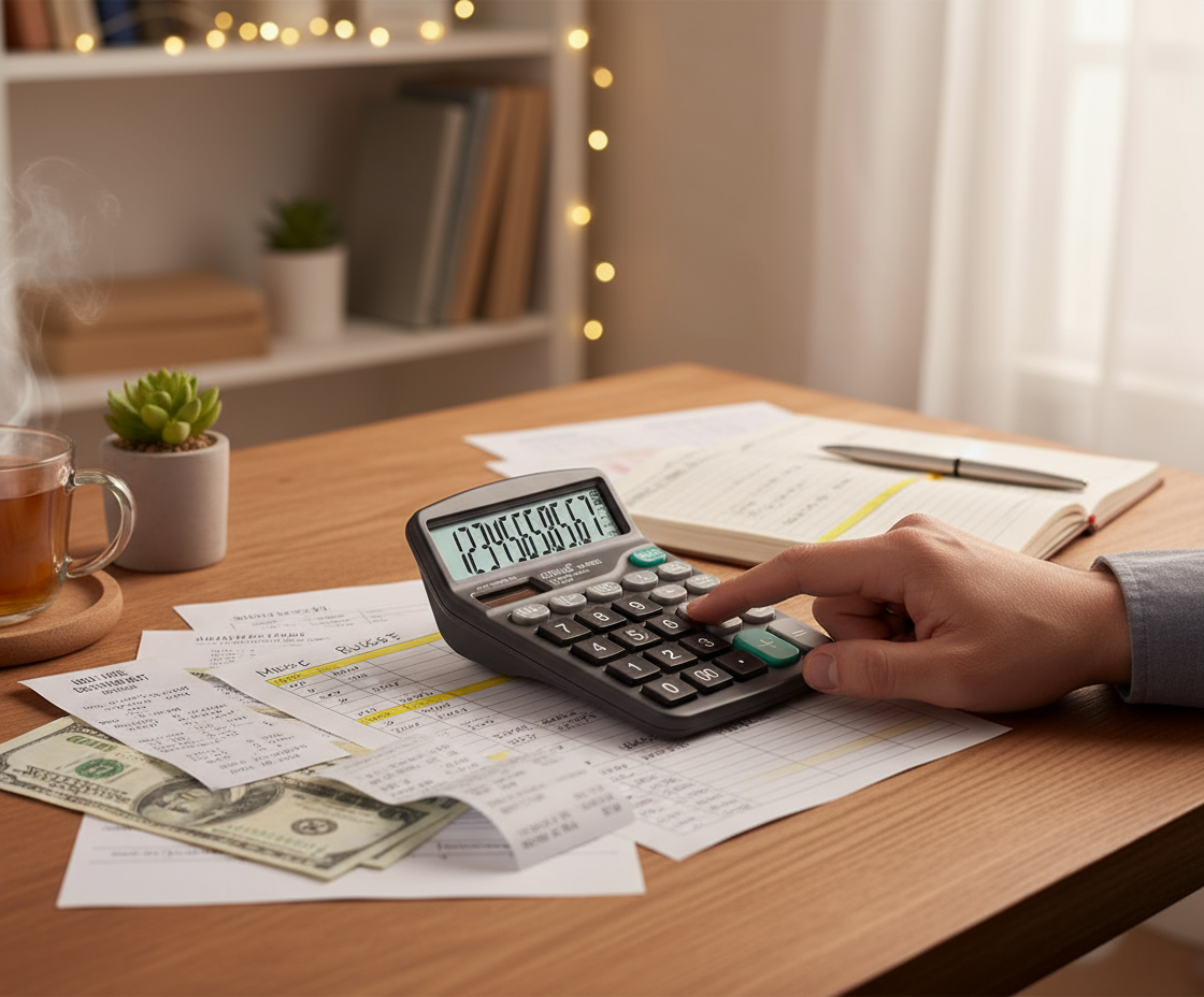 JOINUS 12-Digit Calculator JS-8837 | Dual Power Desktop Calculator for Office & School UAE