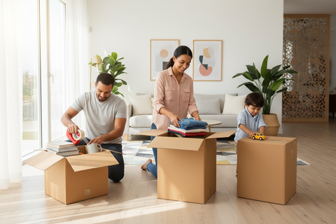 Cardboard Box 45x45x70cm UAE | Heavy Duty 5-Ply Shipping Carton Dubai Abu Dhabi