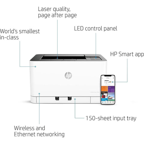 HP Color Laser 150NW Printer UAE | Wireless Color Laser Printer Dubai, Abu Dhabi, Sharjah