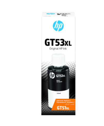 HP GT53XL Black Ink Bottle 135ml Dubai Abu Dhabi UAE - 1VV21AE
