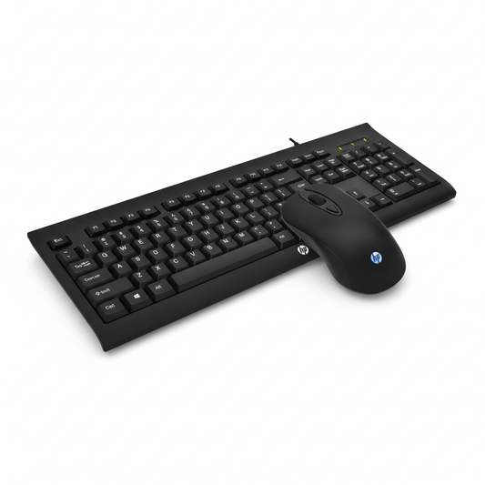 HP KM100 Gaming Wired Keyboard and Mouse Combo UAE | 104 Keys, 1600 DPI, RGB Backlit | Dubai, Abu Dhabi, Sharjah, Ajman, Fujairah, RAK & UAQ
