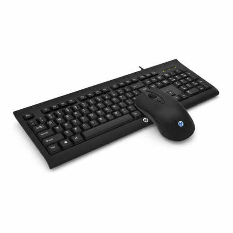 HP KM100 Gaming Wired Keyboard and Mouse Combo UAE | 104 Keys, 1600 DPI, RGB Backlit | Dubai, Abu Dhabi, Sharjah, Ajman, Fujairah, RAK & UAQ
