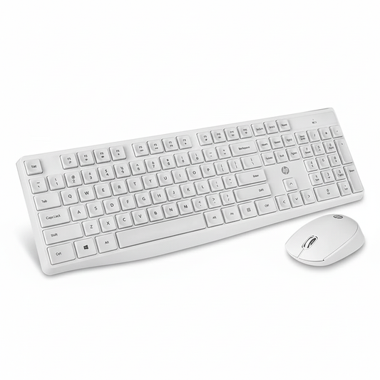 CS10 Wireless Keyboard and Mouse Combo White – 2.4GHz Professional Optical Sensor | UAE Stock – Dubai, Abu Dhabi, Sharjah, Ajman, Fujairah, Ras Al Khaimah & Umm Al Quwain