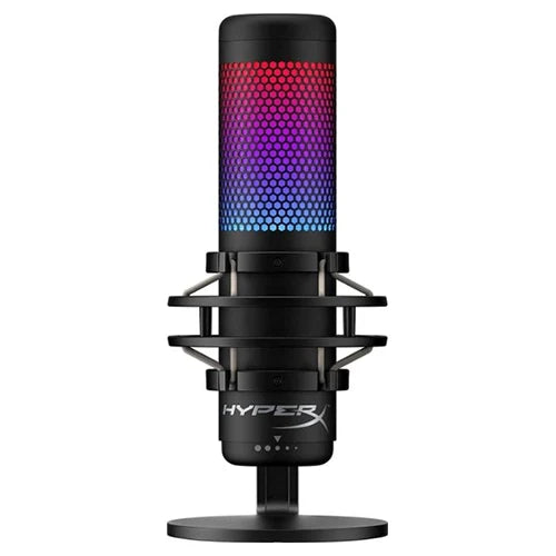HyperX QuadCast S RGB USB Condenser Microphone Black | Professional Streaming Mic UAE