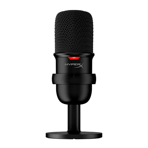 HyperX SoloCast USB Condenser Microphone Black - Professional Streaming Mic UAE