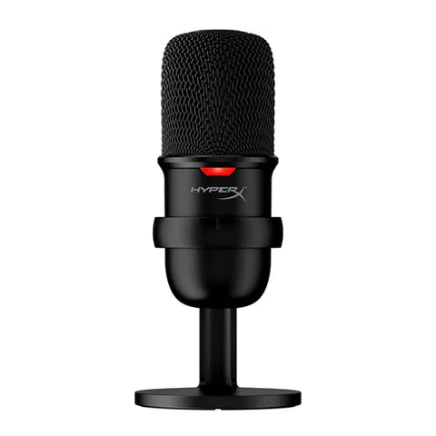 HyperX SoloCast USB Condenser Microphone Black - Professional Streaming Mic UAE