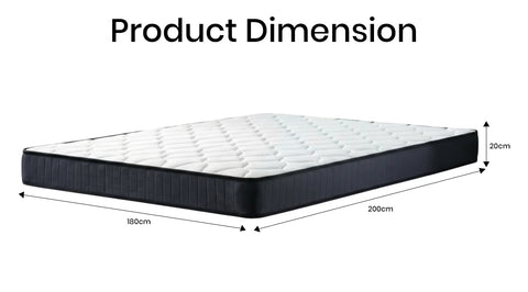 INFINI HOMES Medical Mattress - King (180W X 200L X 20H)