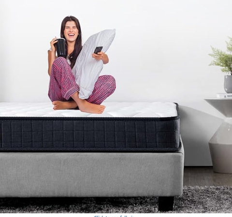 INFINI HOMES High Density Foam Premium White Medical Mattress