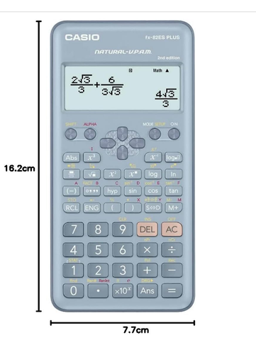 Casio FX-82ES PLUS 2nd Edition Scientific Calculator - Programmable