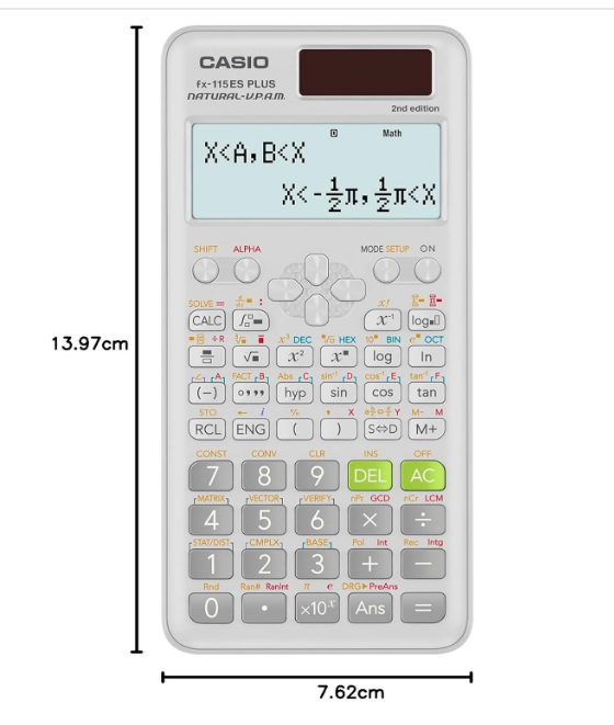 Casio fx-115ES PLUS 2nd Edition Advanced Scientific Calculator