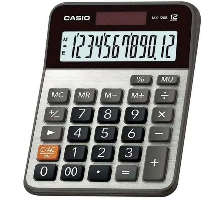 Casio MX-120B Desktop Calculator - 12 Digits