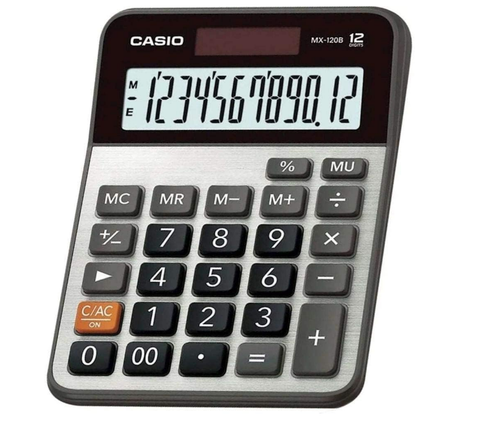 Casio MX-120B Basic Desktop Calculator – 12-Digit Display