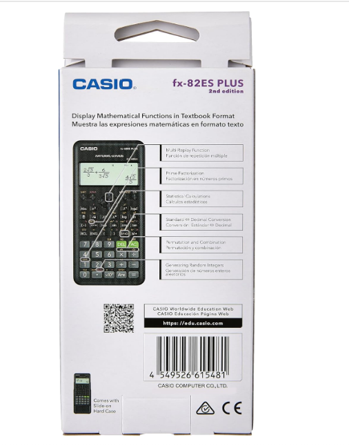Casio FX-82ES PLUS Scientific Calculator