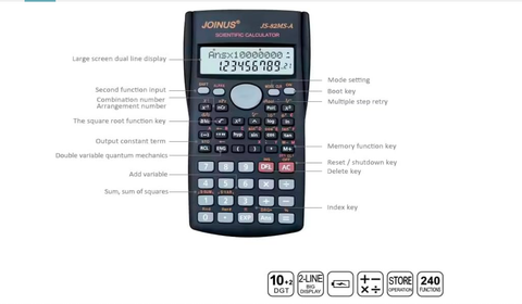 Scientific Calculator - 240 Functions for Business & Students