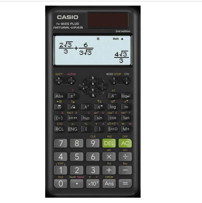 Casio FX-85ES Plus 2nd Edition Scientific Calculator - 252 Functions