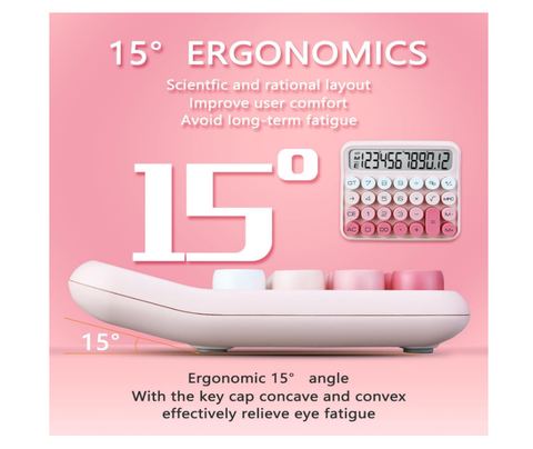 VEWINGL Mechanical Calculator - Large Display Desktop Calculator