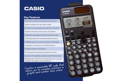Casio FX-991CW ClassWiz Advanced Scientific Calculator - 540+ Functions