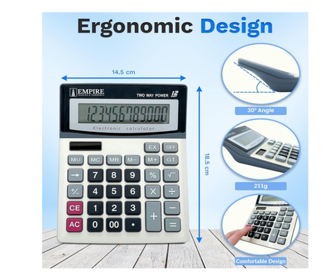 Casio FX-95ES Plus Scientific Calculator - 552 Functions with Natural Textbook Display