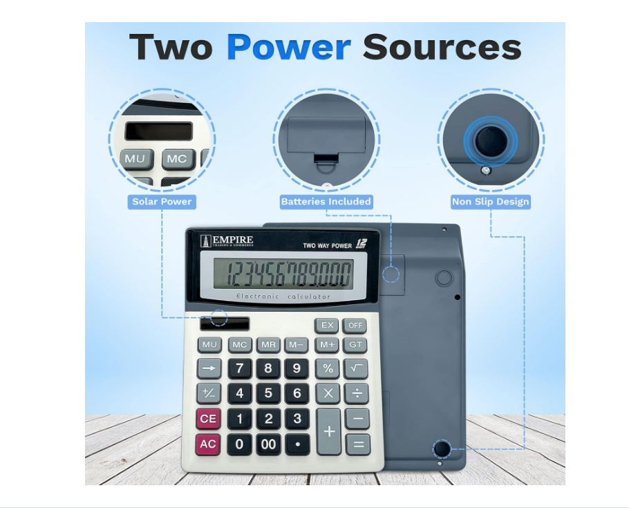 Casio FX-95ES Plus Scientific Calculator - 552 Functions with Natural Textbook Display