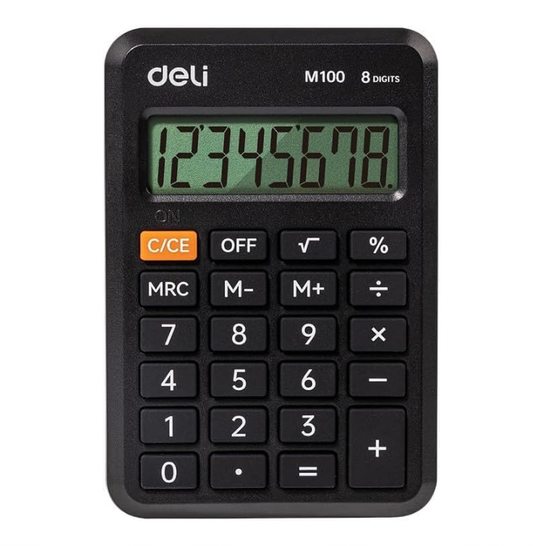 Deli EM100 Portable Calculator with Warranty